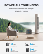 Bluetti AC200MAX 2,200W Portable Power Station with 350W Solar Panel - Image 2