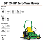 Z515E 60 In. 24 HP V-Twin ELS Gas Dual Hydrostatic Zero-Turn Riding Mower - Image 10