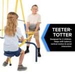 Sportspower Super 10 Metal Swing Set with Lifetime Warranty on Blow Molded Slide - Image 6