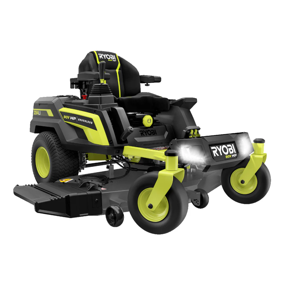 pop-product-91-image-1.png RYOBI 80V HP Brushless 54 in. Battery Electric Cordless Zero Turn Mower & Mulch Kit - Image 1