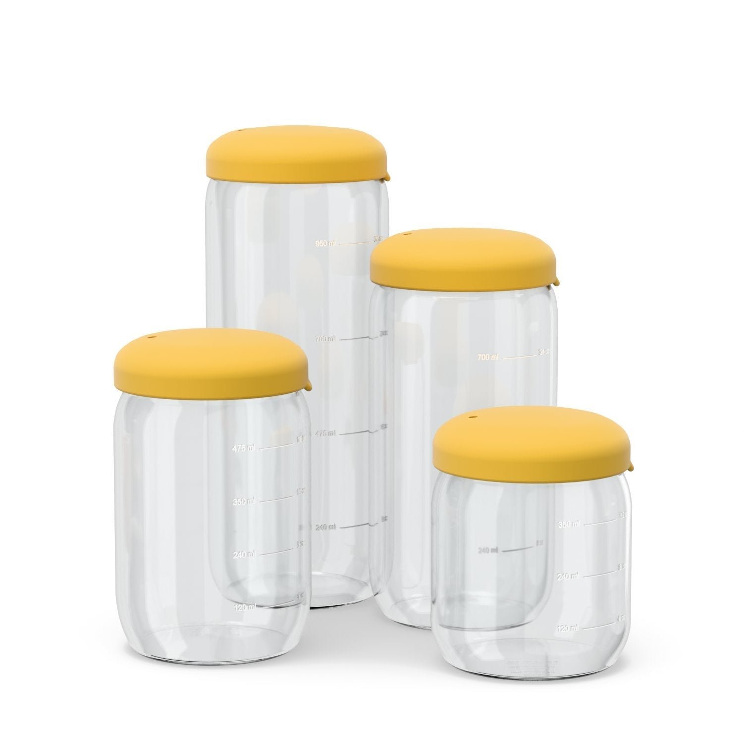 Food Storage Jar in Borosilicate Glass 34 oz - Mimosa - Image 3
