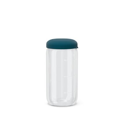Food Storage Jar in Borosilicate Glass 25 oz - Blue Abyss