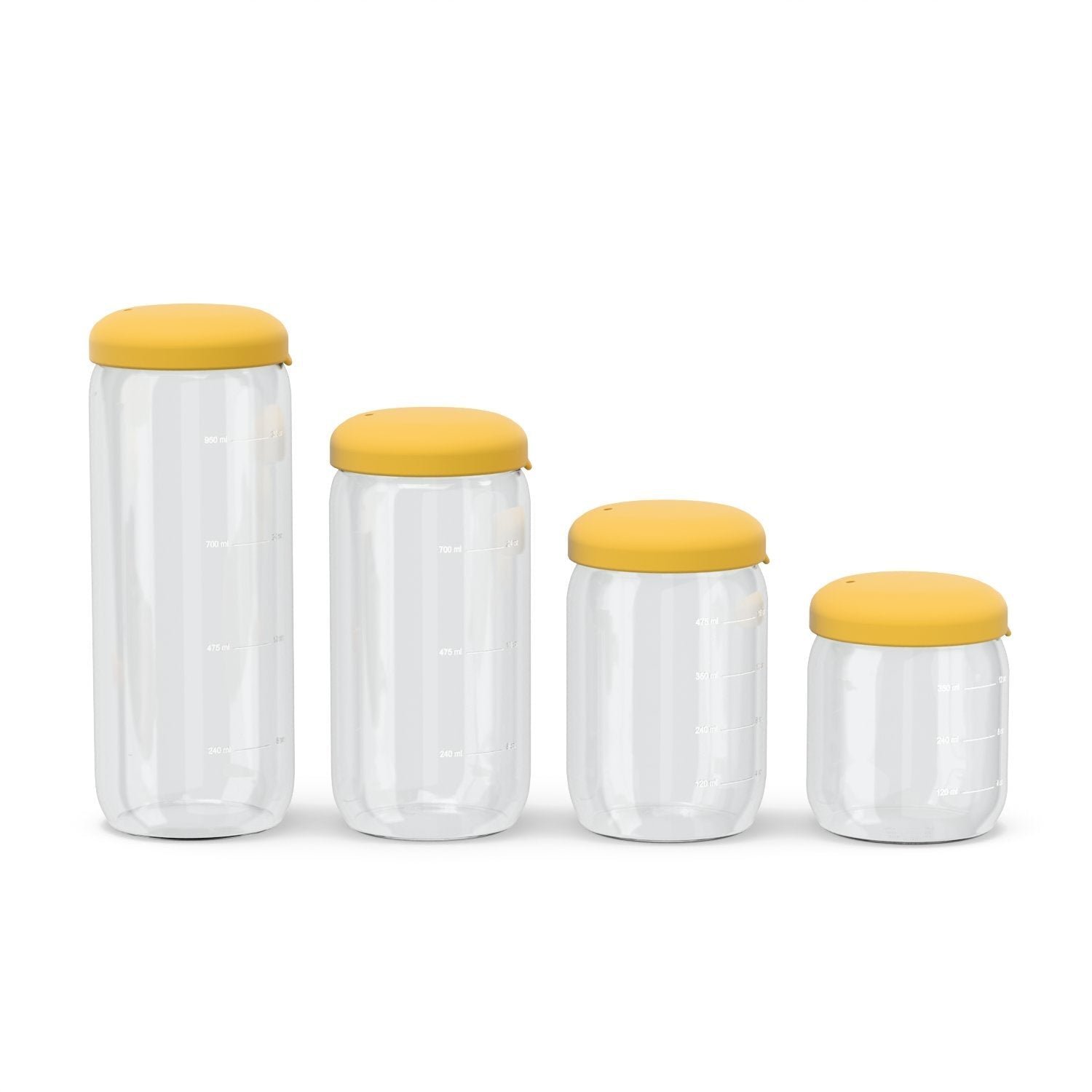 Food Storage Jar in Borosilicate Glass 34 oz - Mimosa - Image 4